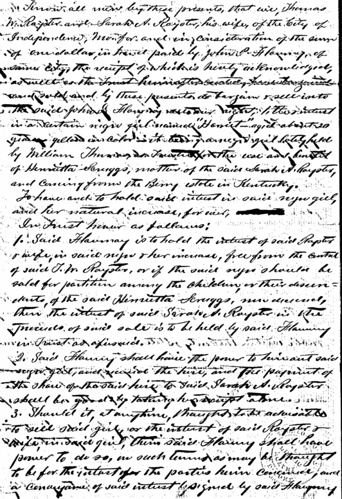 Deed of Trust: T. Royster, S. Royster to J. Flaumay