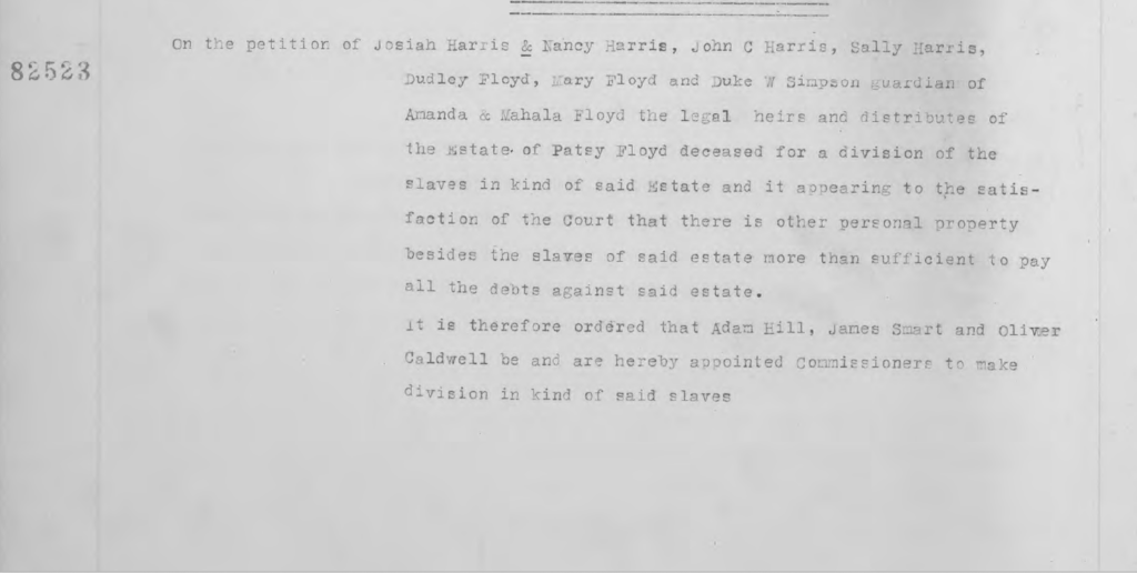 Floyd Court Order