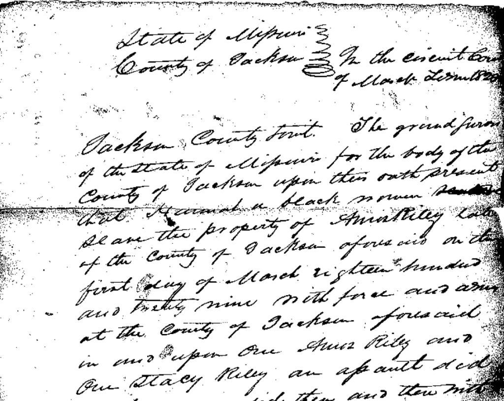 State of MO v. Hannah, a slave