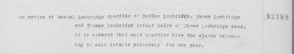 Lochridge Court Order