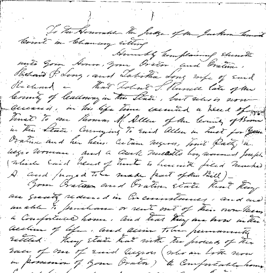 Long Estate Request
