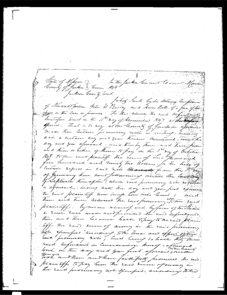 Smith v. Parsons et al